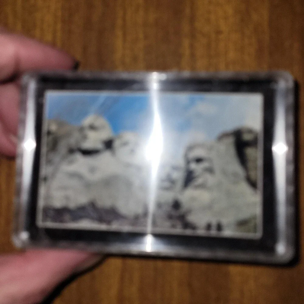 Vintage Mr Rushmore Souvenir Playing Cards Made British Hong Kong New W‎ Case